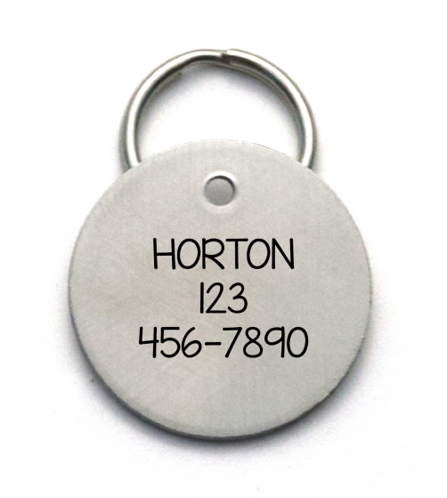 Engraved Dog Tag Stainless Steel