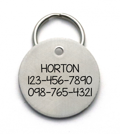 Engraved Dog Tag Stainless Steel