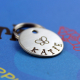 Small customized pet tag.