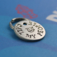 SMALL Cute Cat Tag - Unique Pet Tag - Call My People - Phone Number on Back