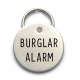 burglar alarm funny dog tag