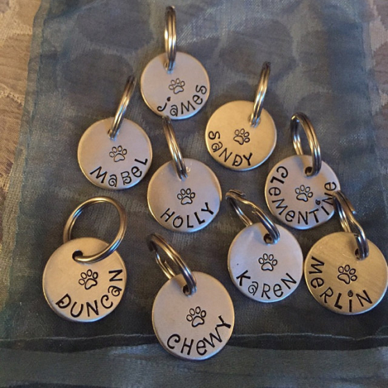 critter bling small tags